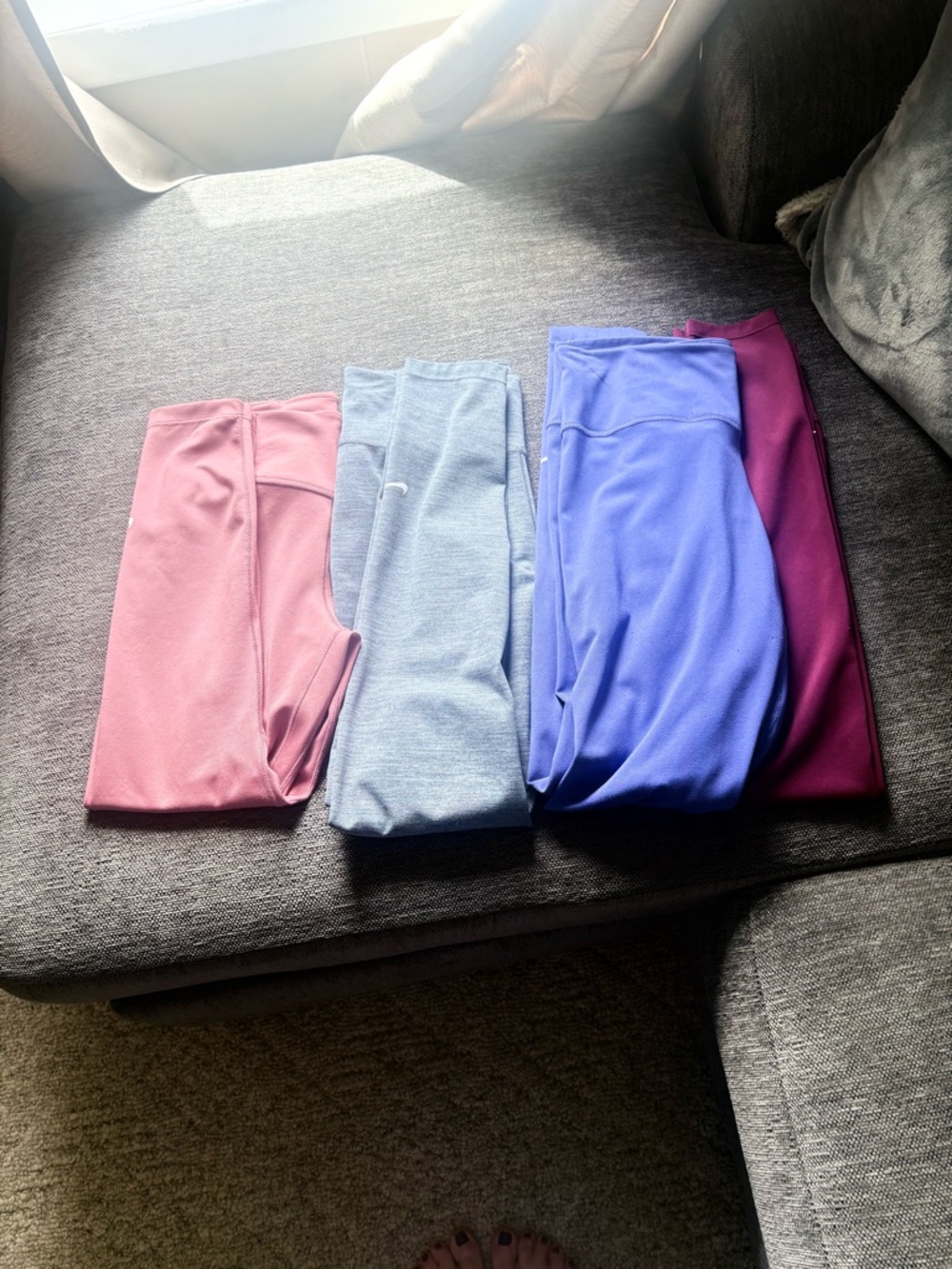 Nike Dri Fit yoga leggings sold together as a bundle. In perfect condition